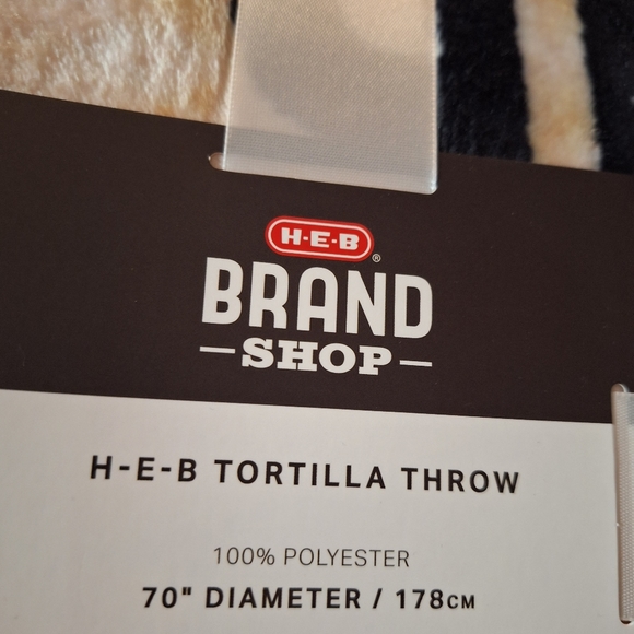 NEW HEB Brand Tortilla Throw Blanket 70 inch Gift-W8 - Picture 3 of 3